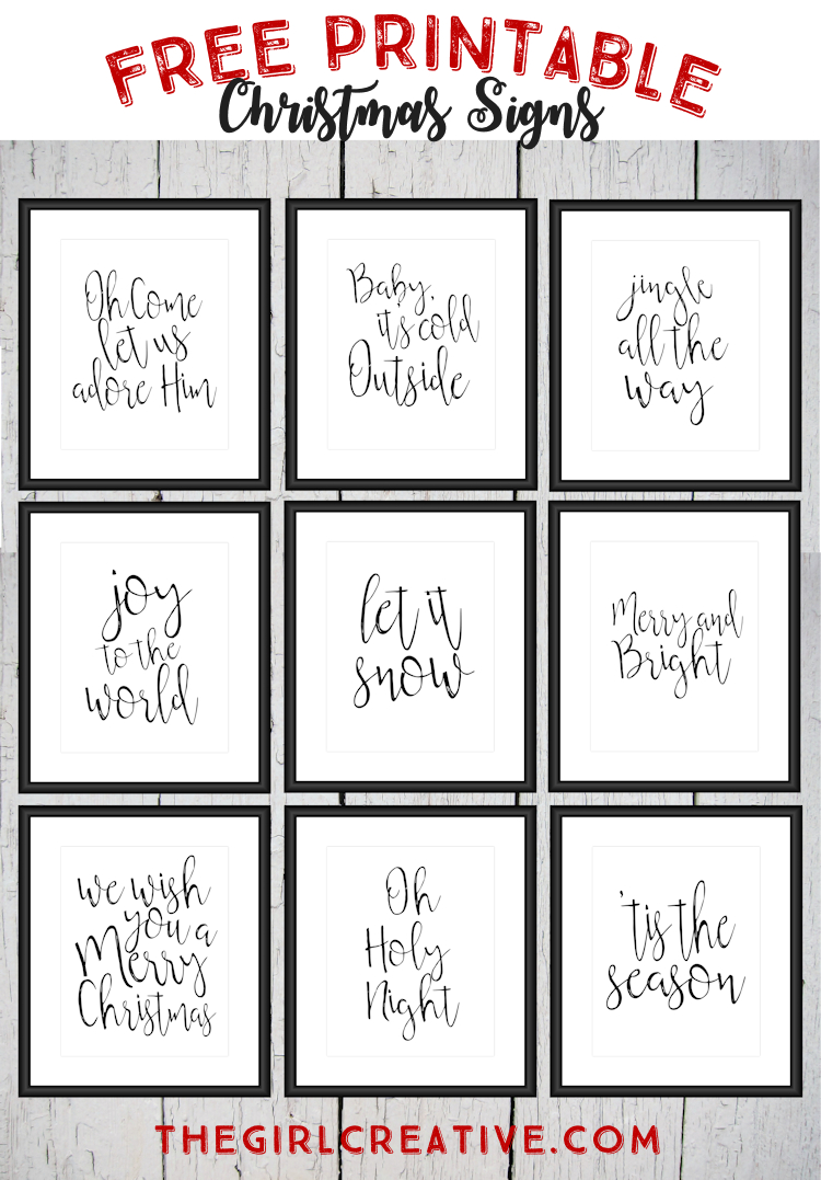 Free Printable Christmas Signs | The Top Pinned | Free Christmas - Free Printable Christmas Party Signs