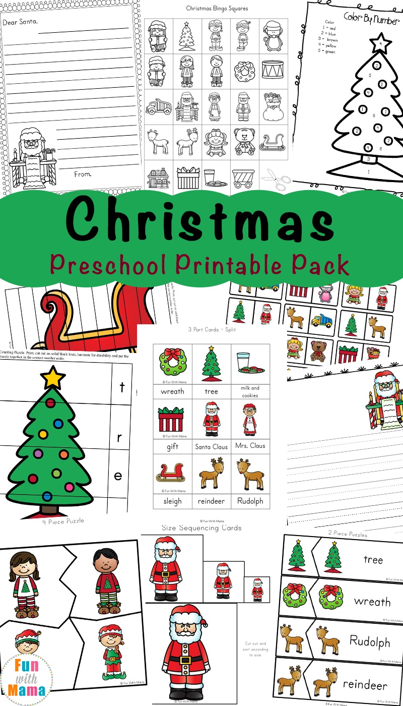 Free Printable Christmas Worksheets - Fun With Mama - Free Printable Christmas Worksheets