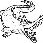 Free Printable Crocodile Coloring Pages For Kids | Pirate Theme   Free Printable Pictures Of Crocodiles