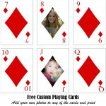 Free Printable Custom Playing Cards | Add Your Photo And/or Text   Free Printable Deck Of Cards