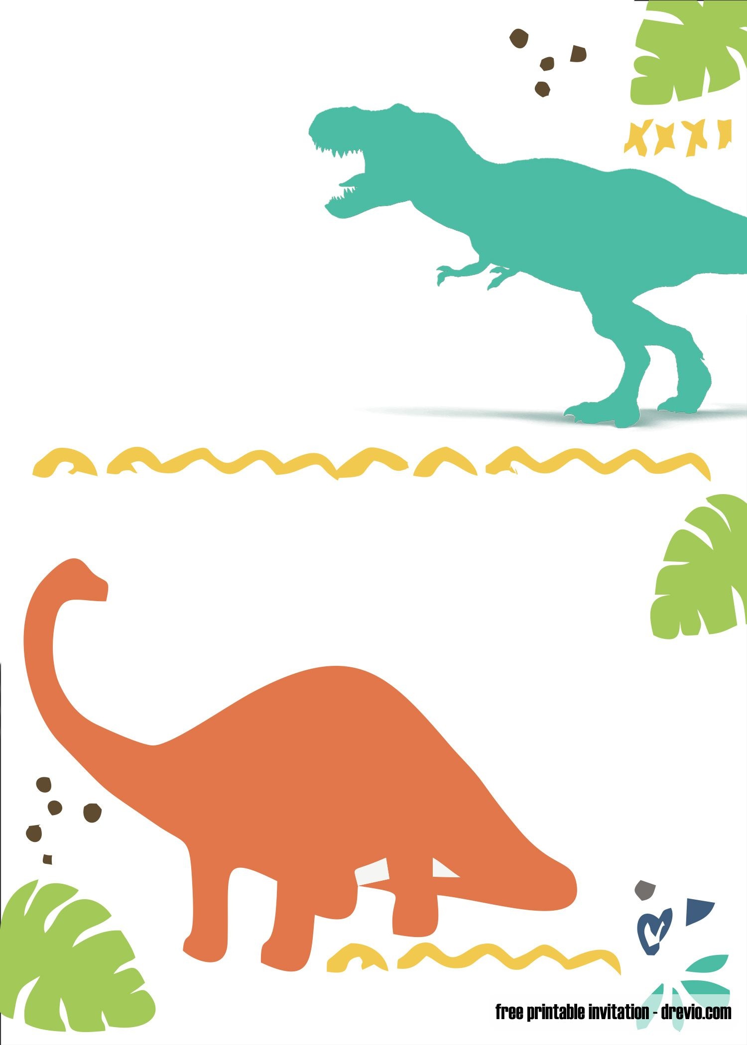 Free Printable Dinosaur Invitation | Free Printable Birthday - Free Printable Dinosaur Birthday Invitations