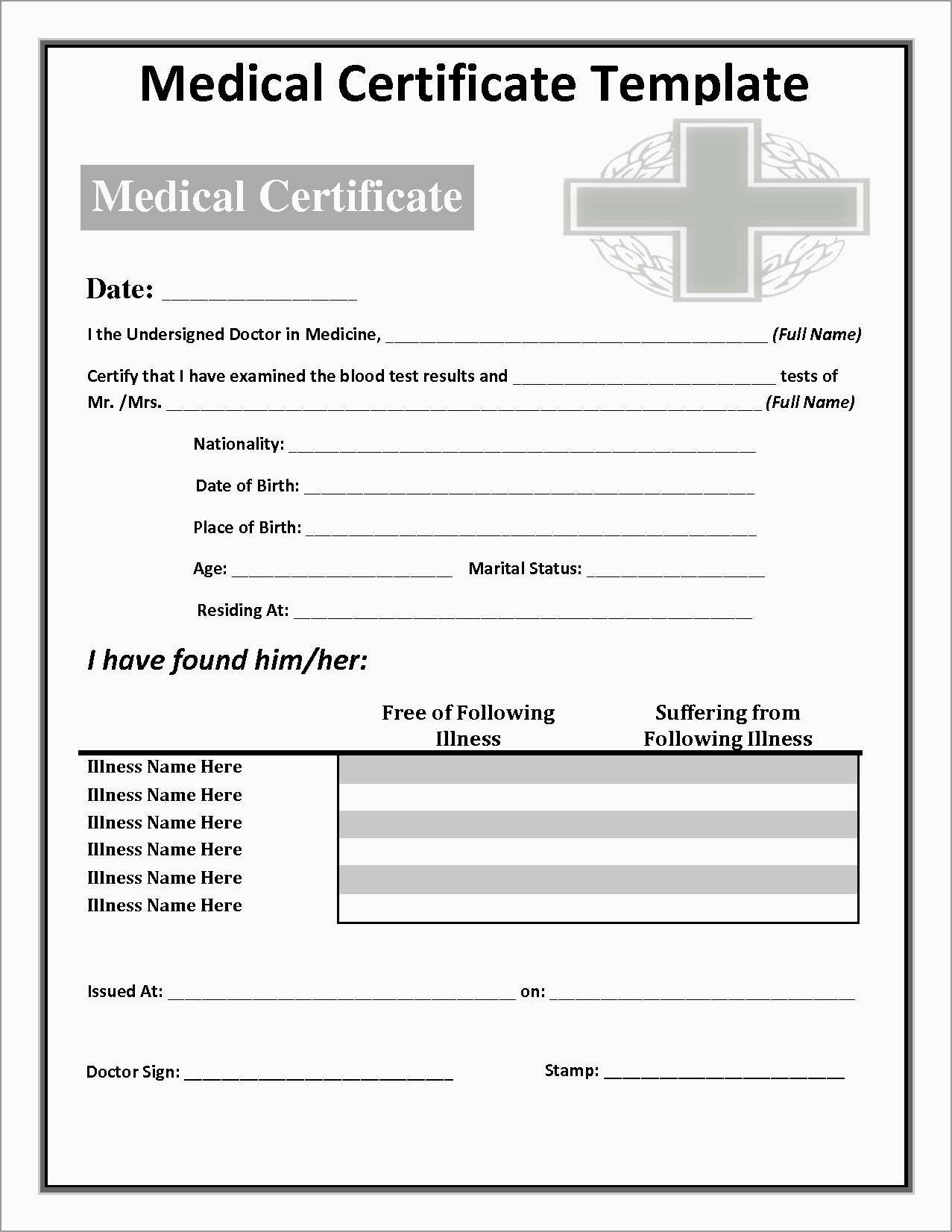 Free Printable Doctors Notes Templates Best Free Printable Doctors - Doctor Notes For Free Printable