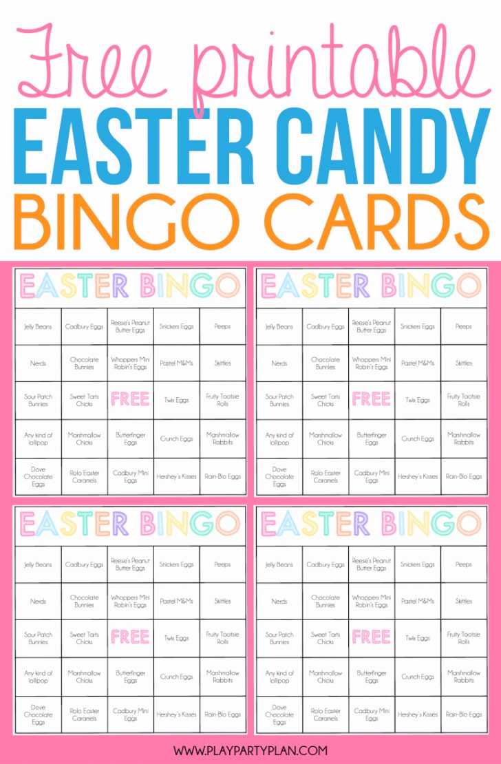 Easter Games For Adults Printable Free