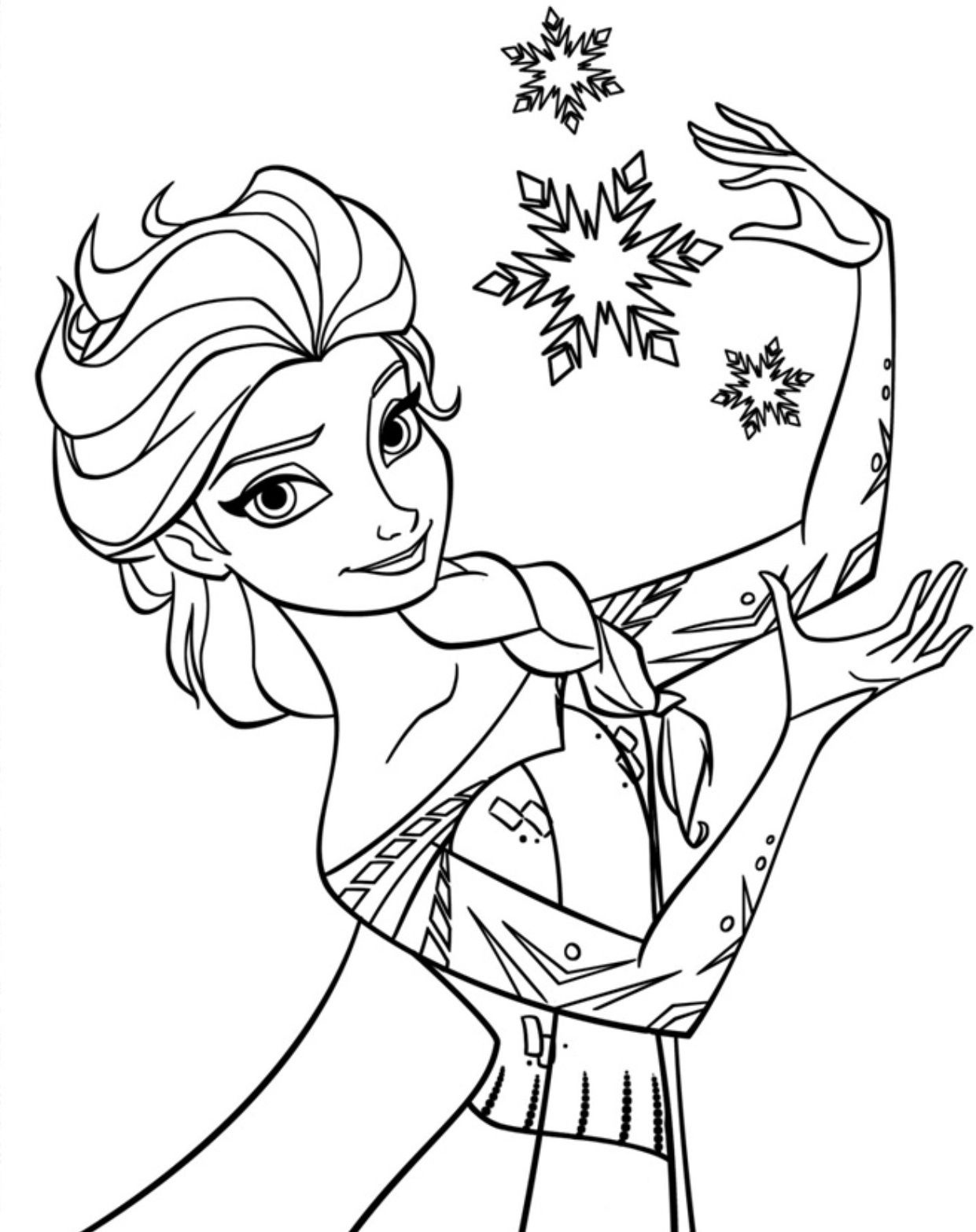 Free Printable Elsa Coloring Pages For Kids | Elsa | Princess - Free Printable Frozen Coloring Pages
