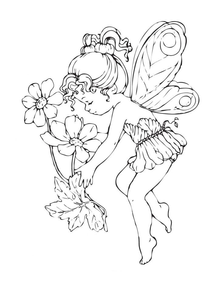 Free Printable Fairy Coloring Pictures