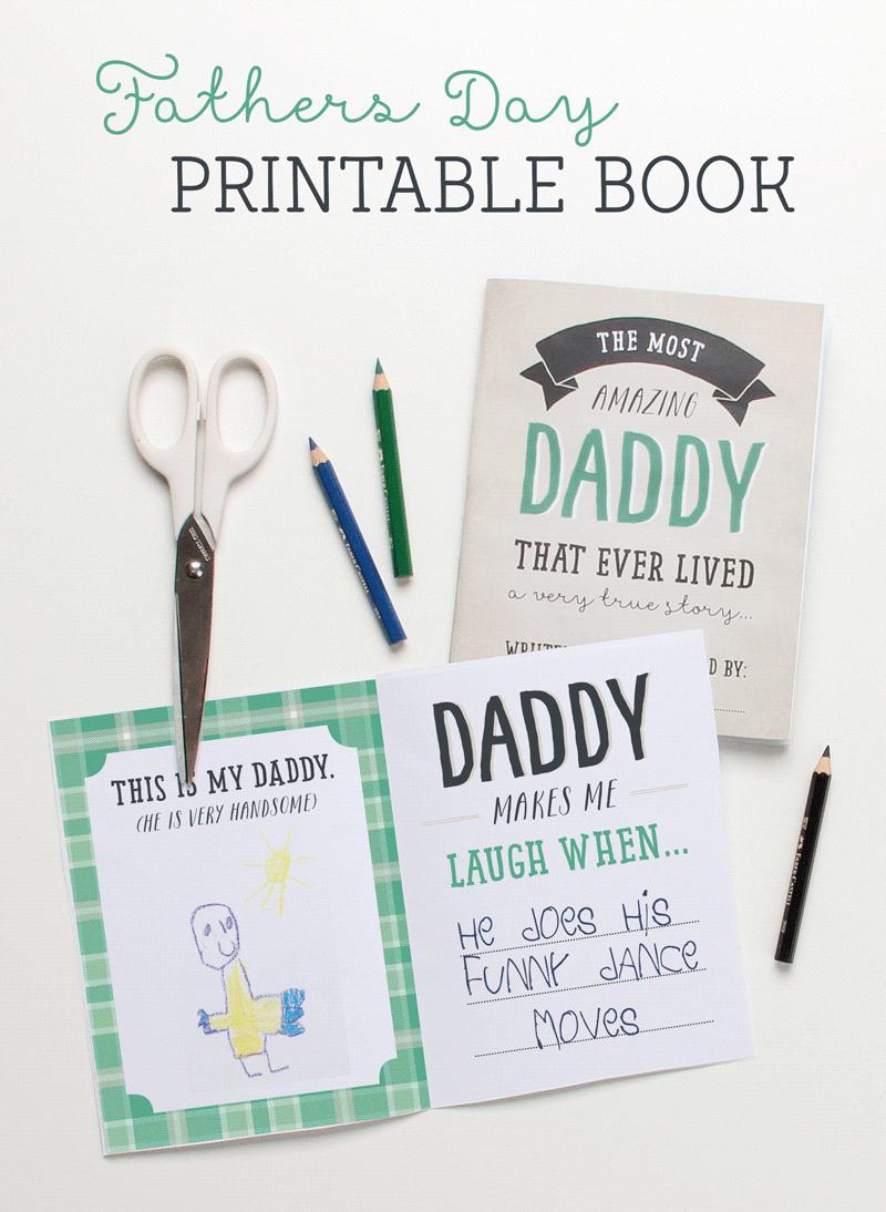 Free Printable Fathers Day Book | Printables For Kids | Father&amp;#039;s Day - Free Printable Father&amp;#039;s Day Card From Wife To Husband