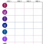 Free Printable Fitness Trackers: 3 Different Monthly Designs   Free Printable Fitness Worksheets