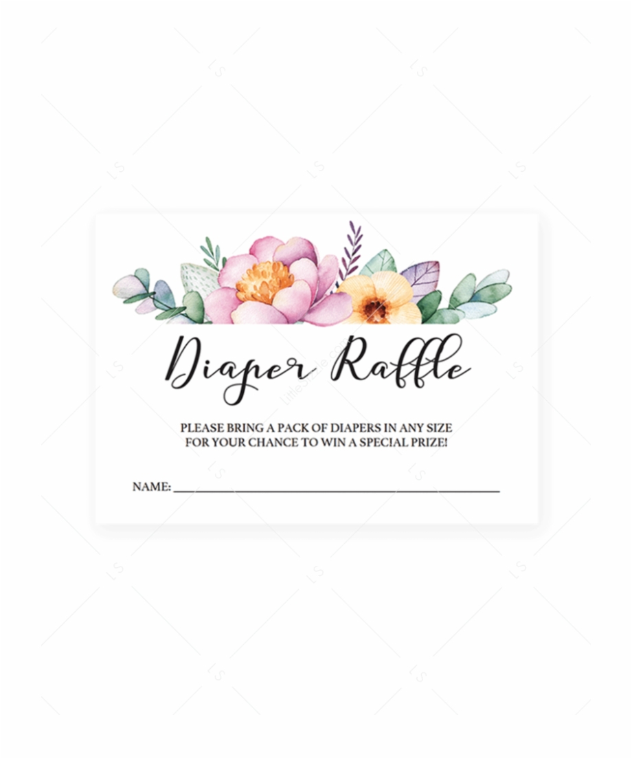 diaper raffle free printable free printable