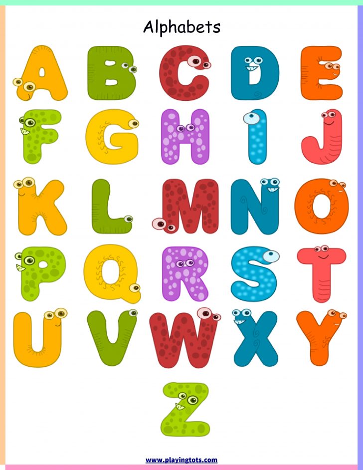 Free Printable Alphabet Chart