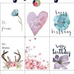 Free Printable Gift Tags For Birthdays | Designertrapped   Free Printable Favor Tags