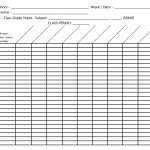 Free Printable Grade Sheet | Ellipsis   Free Printable Grade Sheet