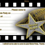 Free Printable Gratuation Movie Themed Invitations | Printable Movie   Movie Night Birthday Invitations Free Printable