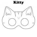 Free Printable Halloween Kitty Mask   Color It Yourself! | Awsome   Free Printable Masks
