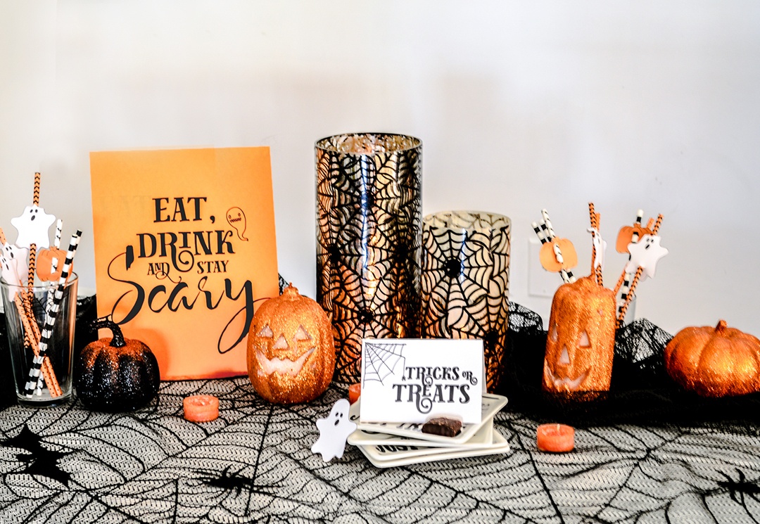 Free Printable Halloween Party Decorations - A&amp;p Designs - Free Printable Halloween Party Decorations
