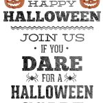 Free Printable Halloween Party Invitation | Halloween Printables 2   Free Printable Halloween Party Decorations