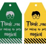 Free Printable Harry Potter Party Favor Gift Tags   Lovely Planner   Free Printable Gift Bag Tags