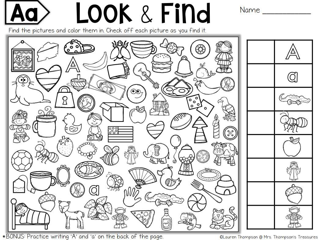 Free, Printable Hidden Picture Puzzles For Kids - Free Printable Seek And Find