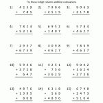 Free Printable Homeschooling Worksheets | Homeschool Math Worksheet   Free Printable Math Worksheets For 4Th Grade