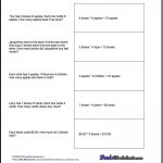 Free Printable Introductory Word Problem Worksheets For Addition For   Free Printable 1St Grade Math Word Problems