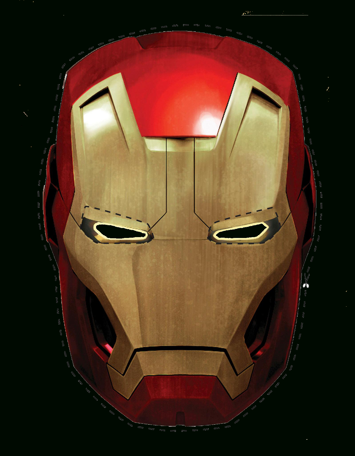 Free Printable Iron Man Mask. - Oh My Fiesta! For Geeks - Free Printable Ironman Mask