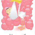 Free Printable 'it's A Girl' Greeting Card | Baby Shower | Baby, New   Congratulations On Your Baby Girl Free Printable Cards