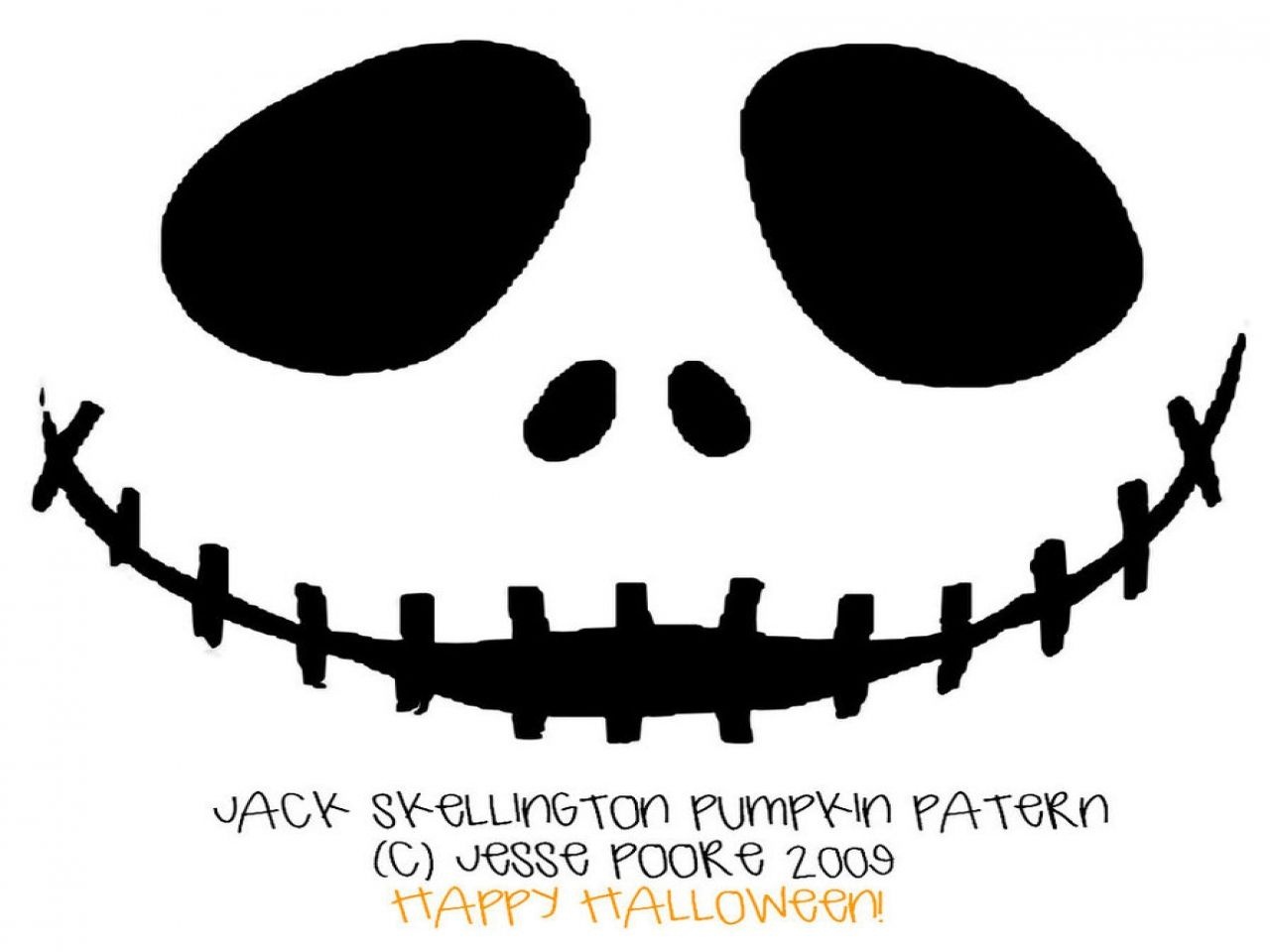 The Nightmare Before Christmas Pumpkin Stencils Free Theveliger