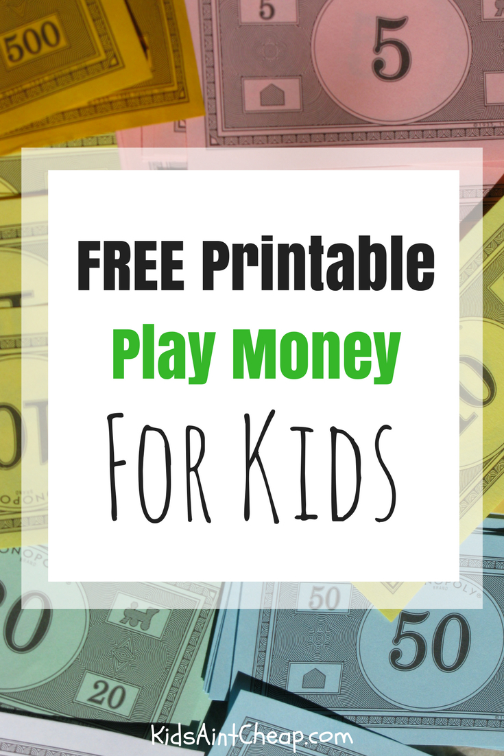 Free Printable Kids Money For Download | Kids Ain&amp;#039;t Cheap - Free Printable Money For Kids