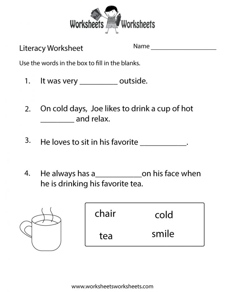 Free Printable Literacy Worksheets For Adults