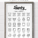 Free Printable Laundry Symbols Wall Art   Free Printable Funny Posters