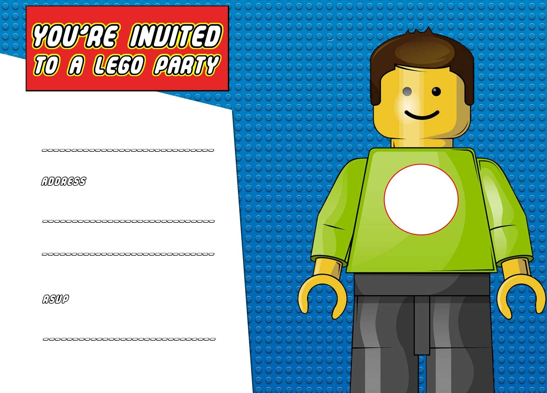 Free Printable Lego Birthday Invitation Template … – Randang - Lego Party Invitations Printable Free
