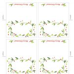 Free Printable Lemon Squeezy: Day 12: Place Cards | Work Stuff   Christmas Table Name Cards Free Printable