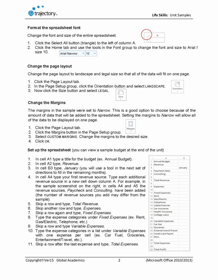 Free Printable Life Skills Worksheets For Adults