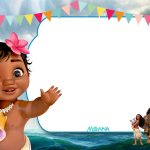 Free Printable Little Moana Birthday And Baby Shower | Moana   Free Printable Moana Birthday Cards