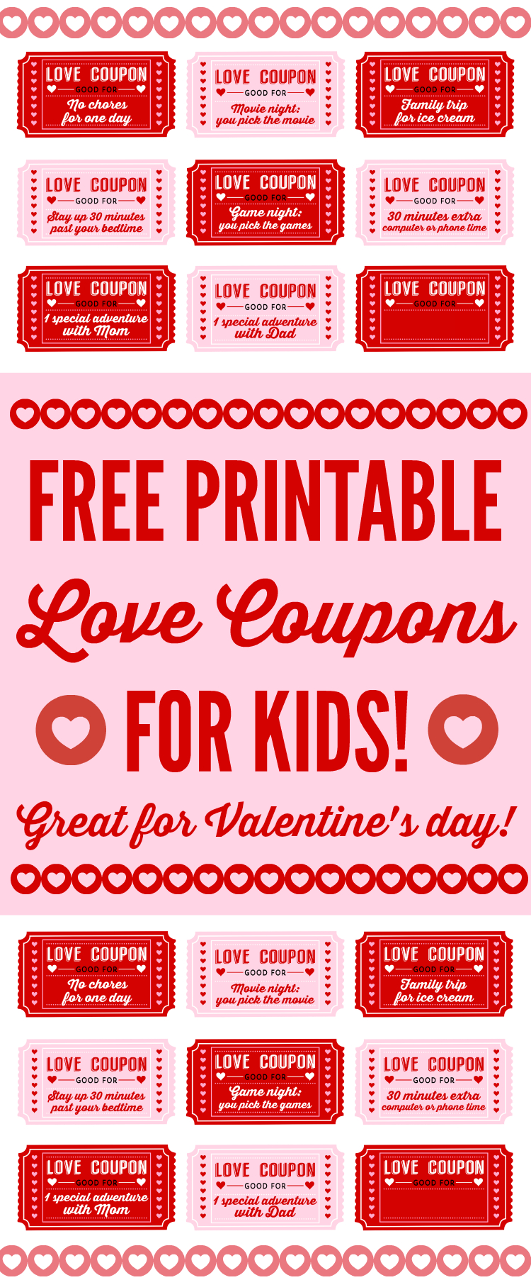 Free Printable Love Coupons For Couples On Valentine&amp;#039;s Day! | Catch - Free Printable Love Coupons