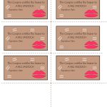 Free Printable Love Coupons   Free Printable Love Coupons For Wife