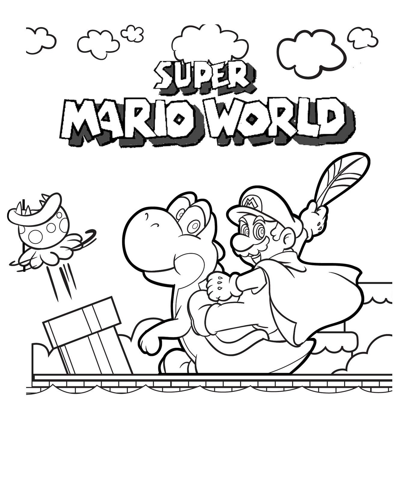 Free Printable Mario Coloring Pages For Kids - Mario Coloring Pages Free Printable