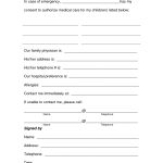 Free Printable Medical Consent Form | Free Medical Consent Form   Free Printable Medical Forms Kit