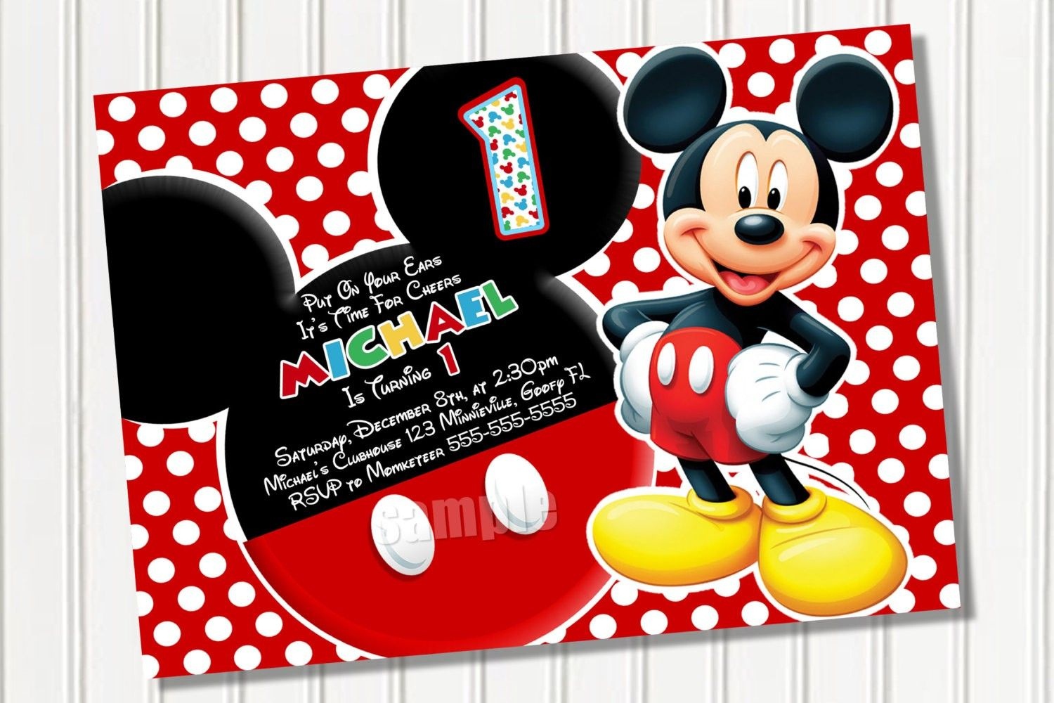 Free Printable Mickey Mouse Invitations Free Printable