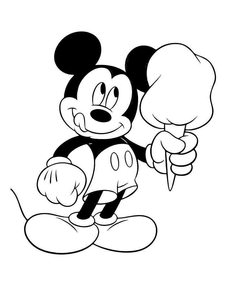 Free Printable Mickey Mouse Coloring Pages For Kids | Paper - Free Printable Minnie Mouse Coloring Pages