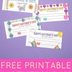 Free Printable Mother's Day Coupons   Happiness Is Homemade   Free Printable Mother&#039;s Day Games