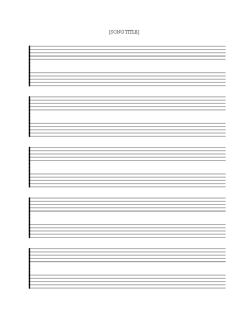 Free Printable Music Staff Sheet 5 Double Lines - Download This Free - Free Printable Blank Music Staff Paper
