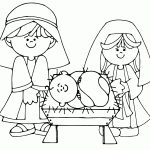 Free Printable Nativity Scene Coloring Pages Nativity Coloring   Free Printable Nativity Scene Pictures