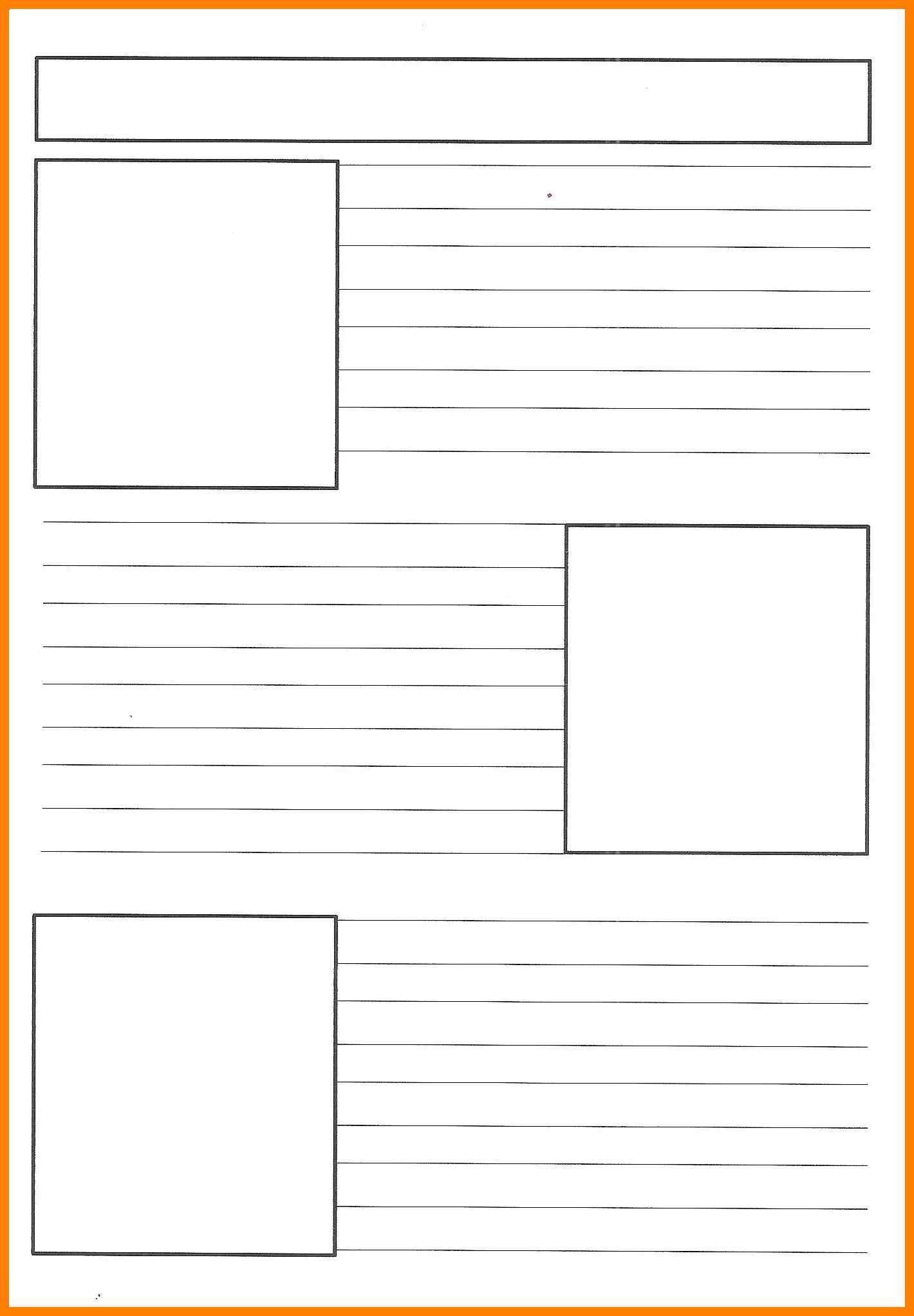 Printable Newspaper Article Template For Students Free Printable 