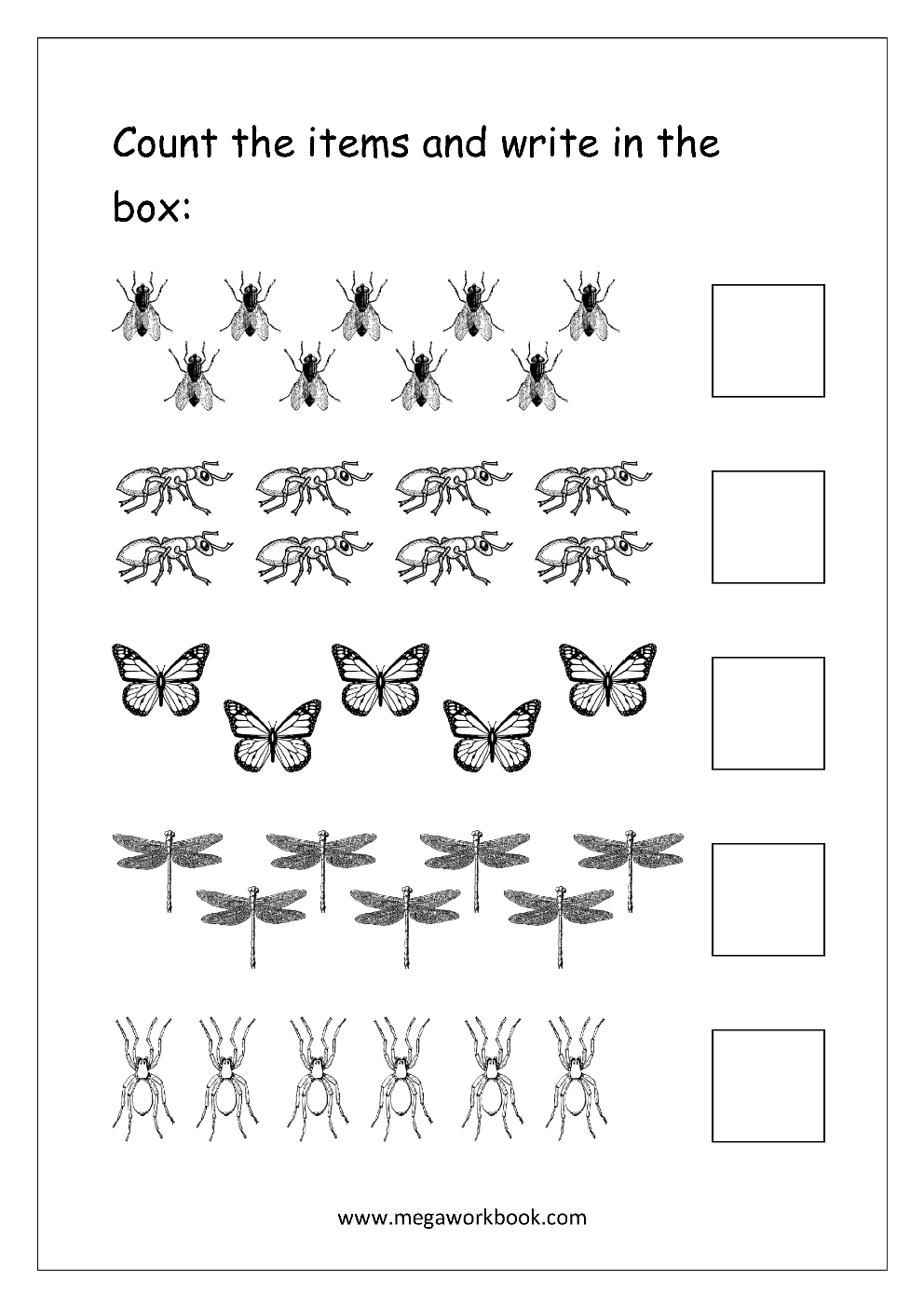 Free Printable Counting Worksheets 1 20 Free Printable