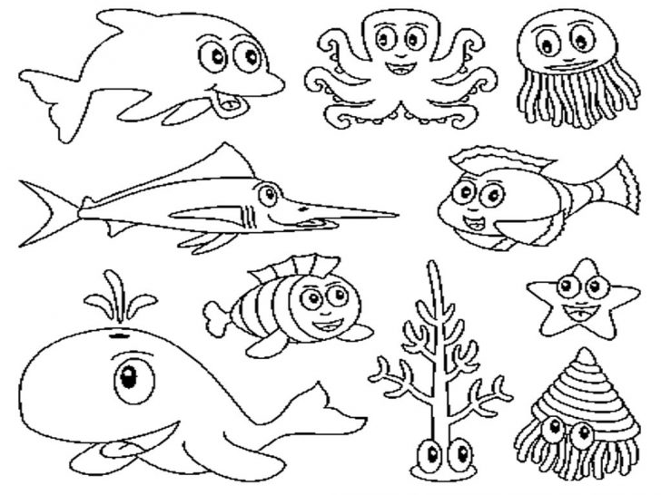 Free Printable Sea Creature Templates