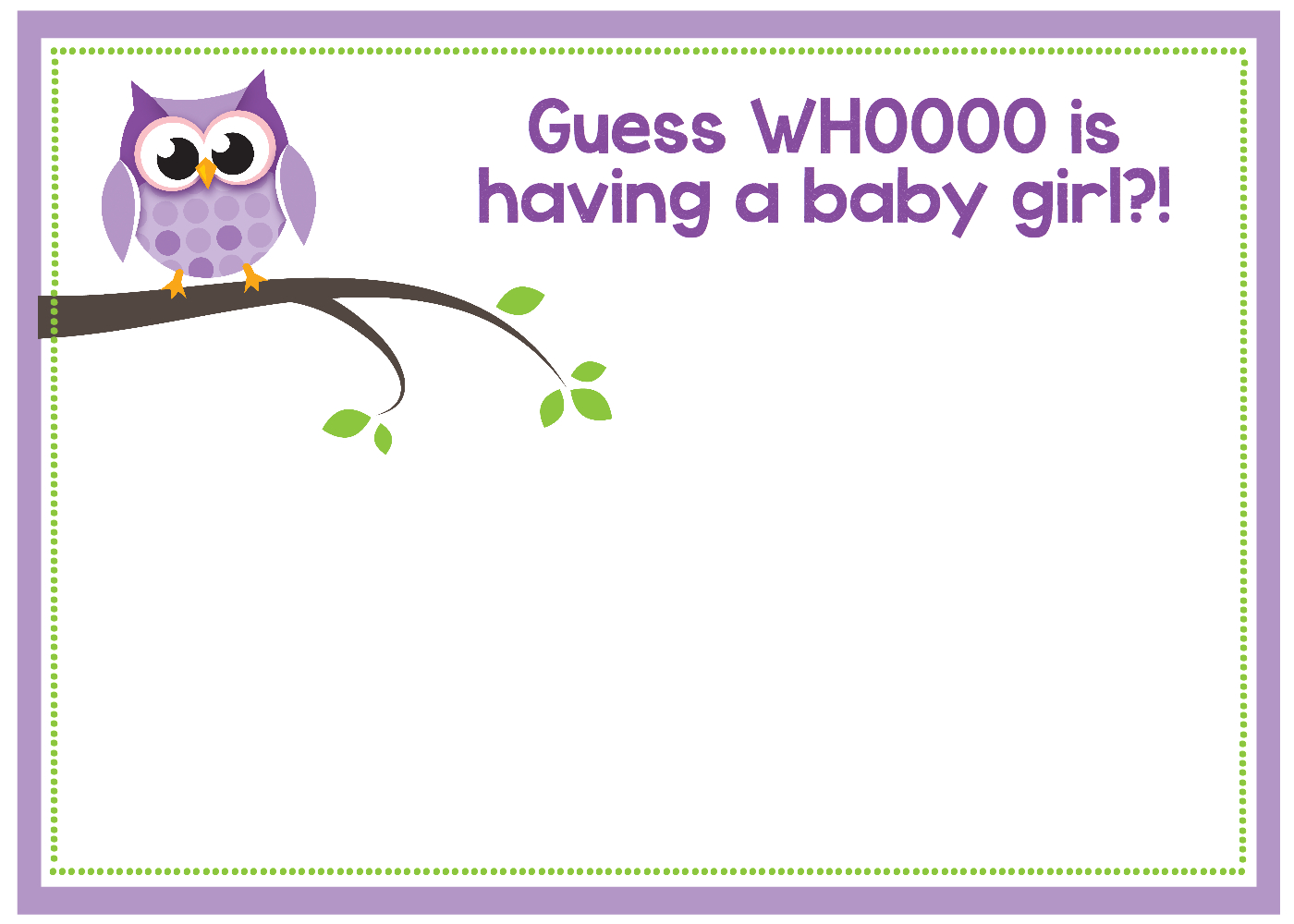 Free Printable Owl Baby Shower Invitations {&amp;amp; Other Printables} - Create Your Own Baby Shower Invitations Free Printable