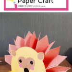 Free Printable Paper Hedgehog Craft | Kids Crafts | Hedgehog Craft   Free Printable Paper Crafts