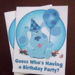Free Printable Part Invites Link, I Also Like The Idea Of Putting A   Blue's Clues Invitations Free Printable