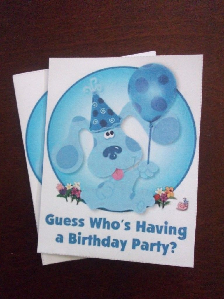 Free Printable Part Invites Link, I Also Like The Idea Of Putting A - Blue&amp;#039;s Clues Invitations Free Printable