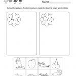 Free Printable Phonics Worksheet For Kids For Kindergarten   Phonics Pictures Printable Free